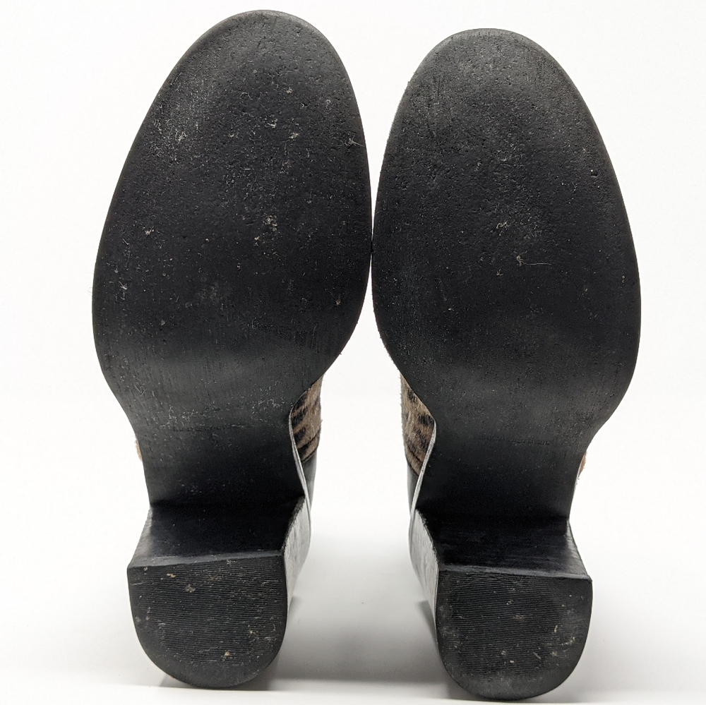 Madewell Larke Leopard Speckle Calf Hair Booties - Picture 3 of 8